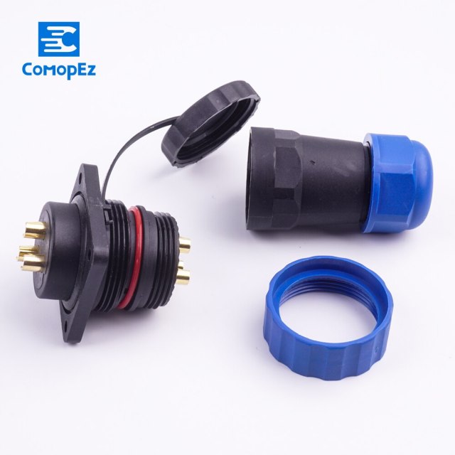 Sp28 3pin 5pin 7pin 9pin 12pin 16pin 19pin 24pin Waterproof & Dustproof Aviation Connector,IP68, Plug And Socket,male female