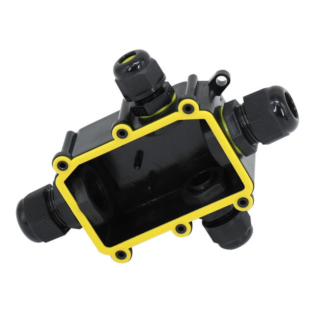 TUV 4 way nylon cable gland electrical ip68 waterproof enclosure outdoor ip68 junction box for led light