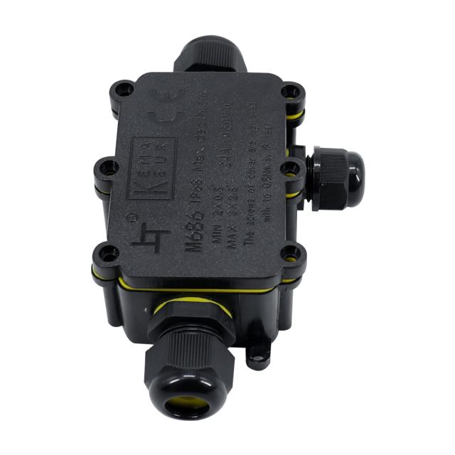 M686-3 electronic ip68 waterproof junction box 24A 450VAC