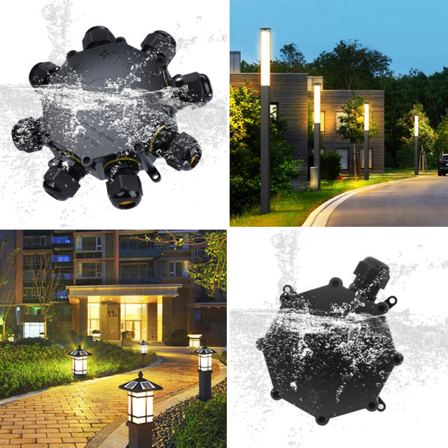 hot sale O type IP68 waterproof junction box underground box waterproof 24A 450VAC waterproof junction box