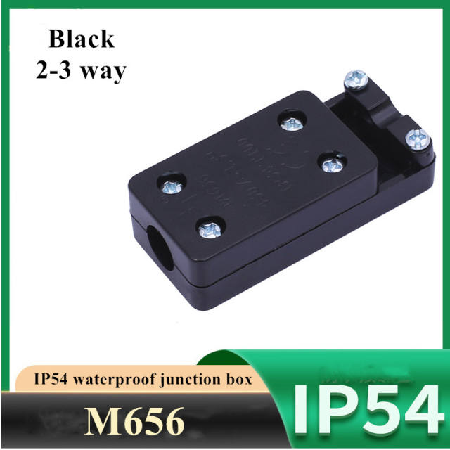 IP54 M656 Outdoor pvc waterproof junction box for rail lamp