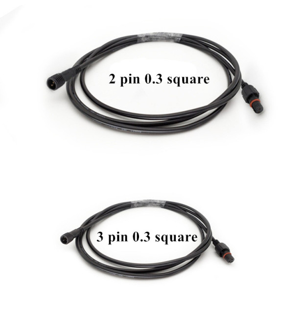 Waterproof male and female extension cord 234 pin 22AWG 0.3 square 1m 3m 5m