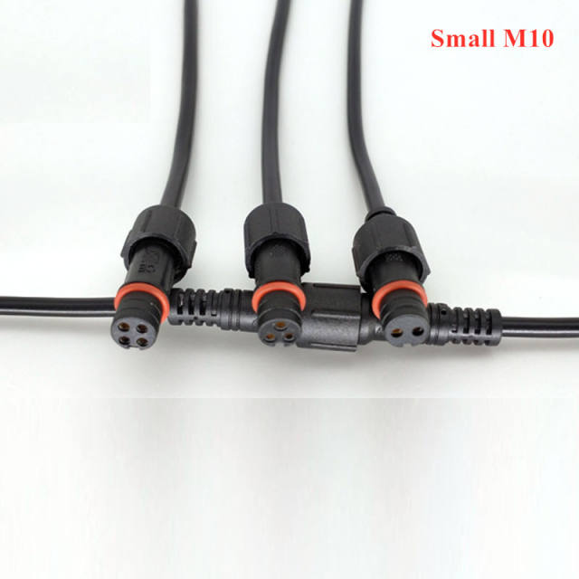 220V LED waterproof male and female connector headlight cable 0.3 square / 22AWG 234 pin