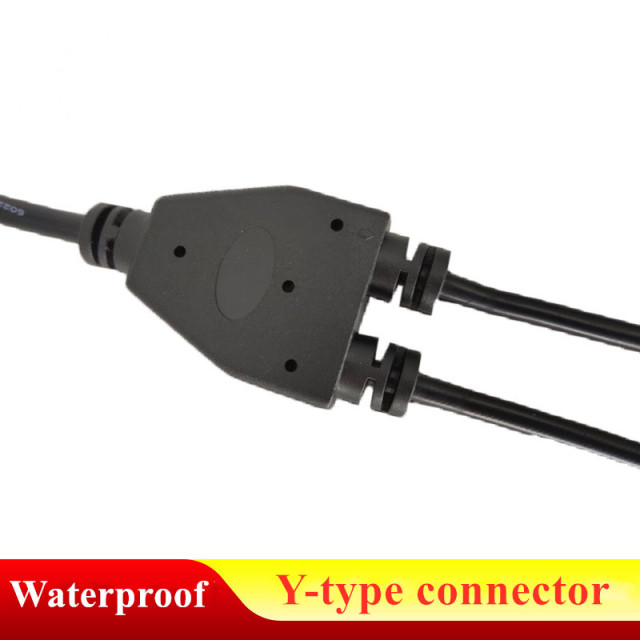 Waterproof connector Y-type street light cast light power connector one drag two three four five one drag more