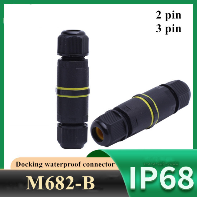 PG9 cable gland ip68 cable connector 3 way waterproof connector for outdoor connection
