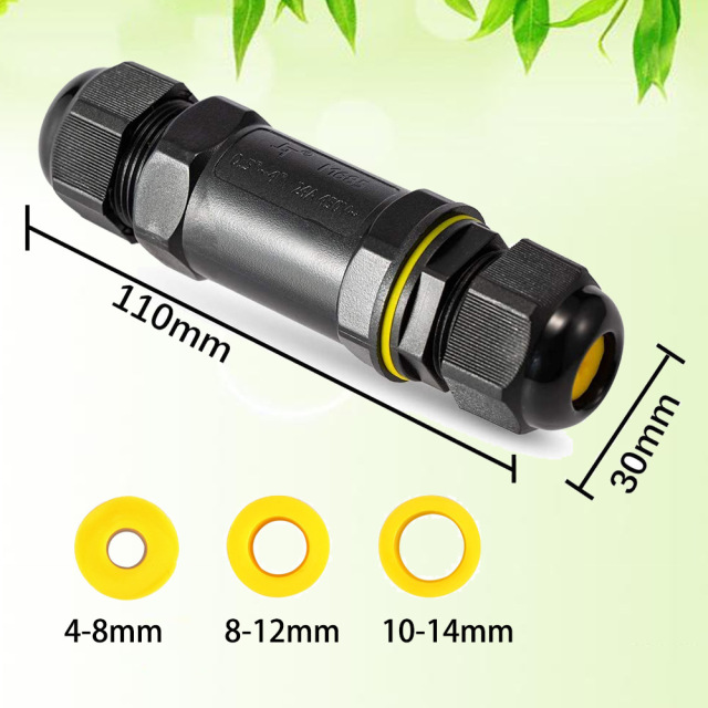 M25 waterproof connector 3-14mm straight-through IP68 waterproof connector 2-5 pin terminal connector