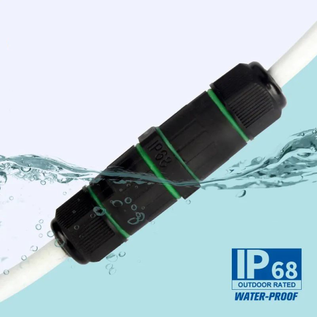 3pin IP68 Waterproof Connector for Wire IP68 Connector CA8-PG9-3P Electrical Sealed Retardant Electricos Para Cable Conectors