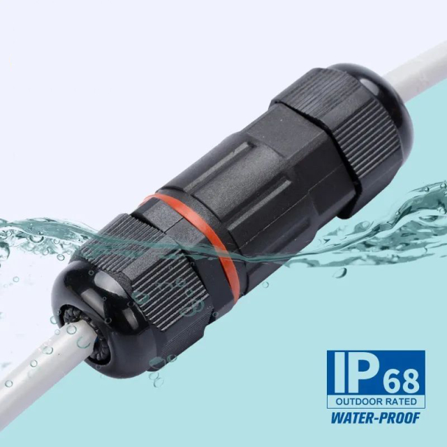 10pcs Waterproof Connector for Outdoor Light 6-12mm 250V 16AQuickly Connected Retardant Waterproof IP68 Wire Connector