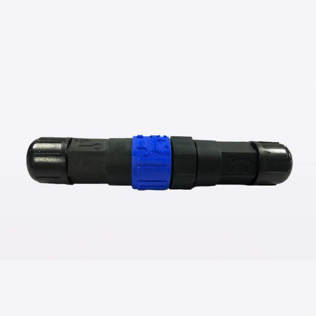 IP68 self-locking assembly welding wire male and female butt waterproof connector For LED
