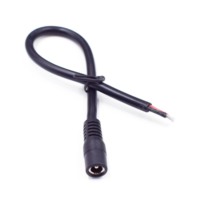 DC plug monitor power cord female connector 1.5 square 15A pure copper core DC5.5*2.1mm power female cable