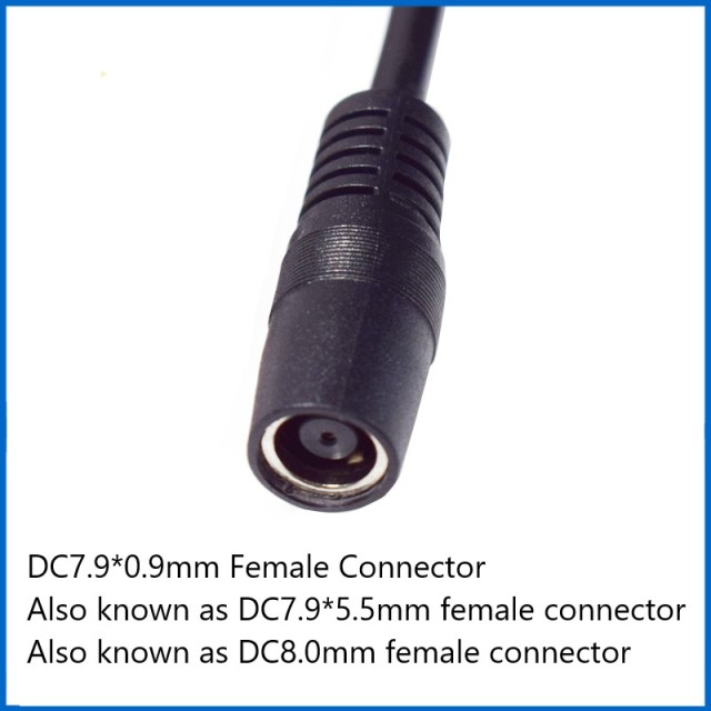 DC8mm single male and female extension cable connecting cable DC7909/7955 solar panel energy storage power charging conversion cable