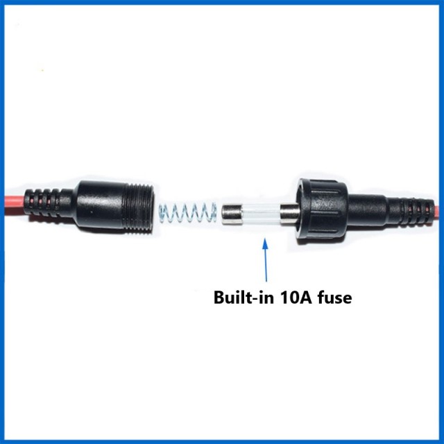 SAE to O-type terminal wire Fuse wire 18AWG sae bullet motorcycle battery connection charging power cord