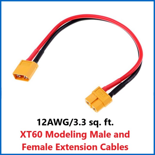 XT60 modeling male and female high current plug silicone connection extension cable adapter cable ESC lithium battery interface cable