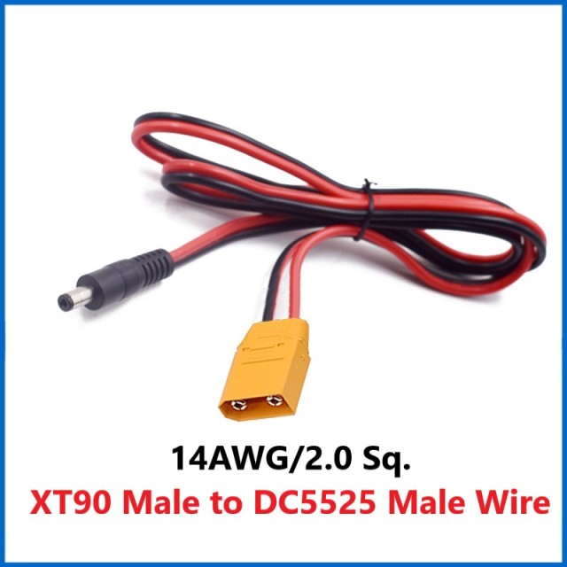 XT90 model aviation male and female with wire high current banana plug to 30A Anderson terminal clamp MC4 lithium battery cable
