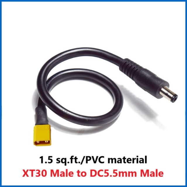 Model XT30 male and female battery ESC lithium battery plug connector cable to charging clamp terminal power cord