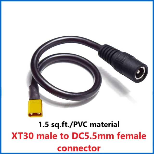 Model XT30 male and female battery ESC lithium battery plug connector cable to charging clamp terminal power cord