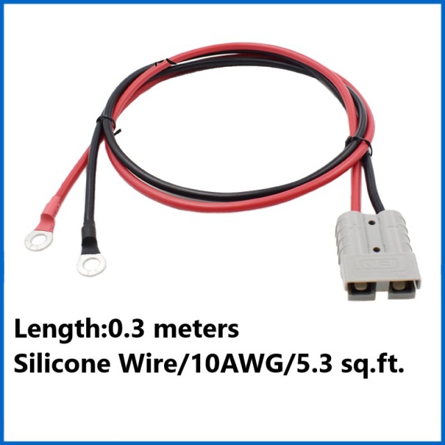 50a Anderson plug with wire pure copper thickened high-power electric car battery connection cable power cord