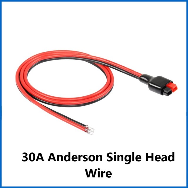 30A/45A 600V Anderson to Anderson Power Plug Cord UPS Connection Cable Outdoor Power Extension Cord