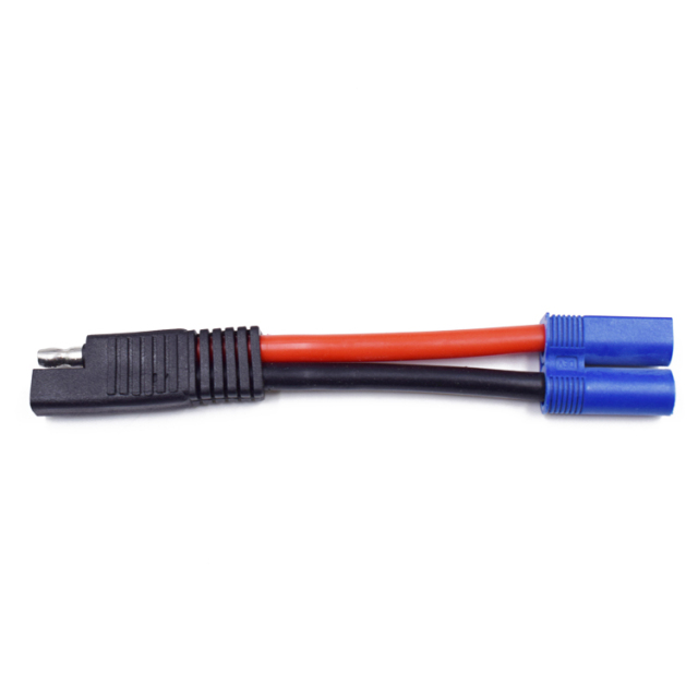 All Copper 5.3 square meters Car Emergency Power Cord SAE Solar Plug Cable SAE to EC5 Male Power Cord