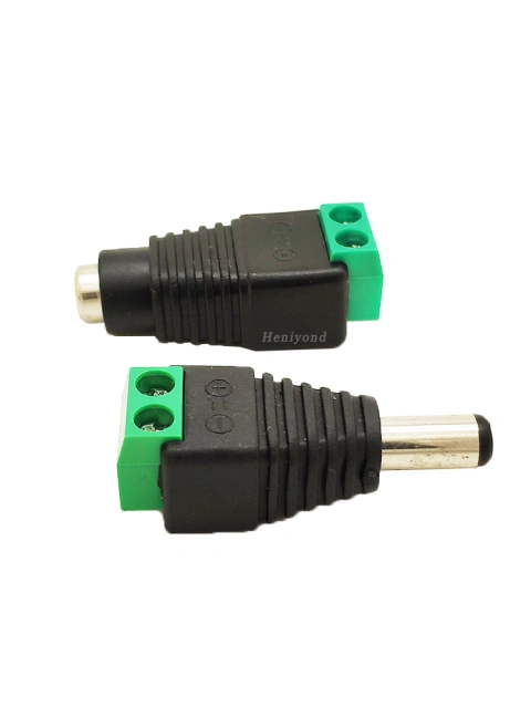 DC power plug socket connector DC 5.5*2.5mm male female 19-24v female socket round hole port