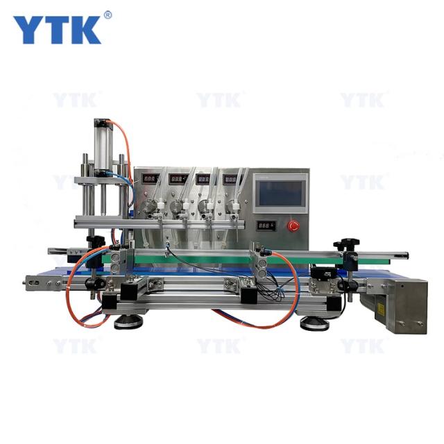 Tabletop Automatic Anti Corrosion Edible Oil Juice Liquid Filling Machine For Business