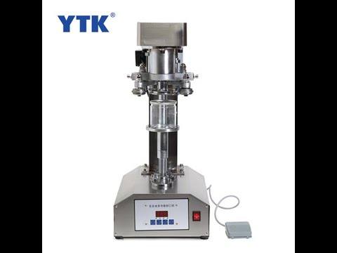 Desktop Automatic Electric Capping Machines For Tin Aluminum Bottle Cans Sealing