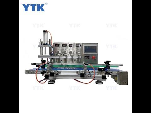 Tabletop Automatic Anti Corrosion Edible Oil Juice Liquid Filling Machine For Business