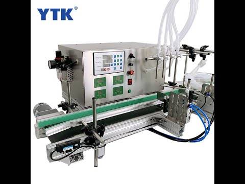Desktop Conveyor Automatic Pneumatic Electric Liquid Filling Machinery Juice Water Bottles Filling Machines