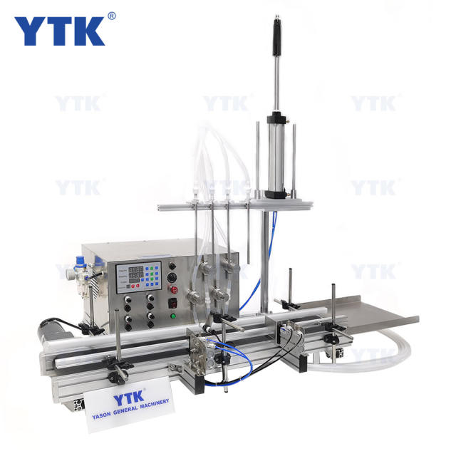 Desktop Liquid Juice Filler Automatic Conveyor Wine Water Bottles Filling Machines