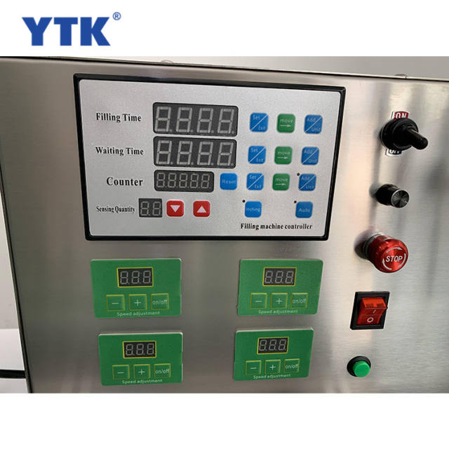Desktop Conveyor Automatic Pneumatic Electric Liquid Filling Machinery Juice Water Bottles Filling Machines