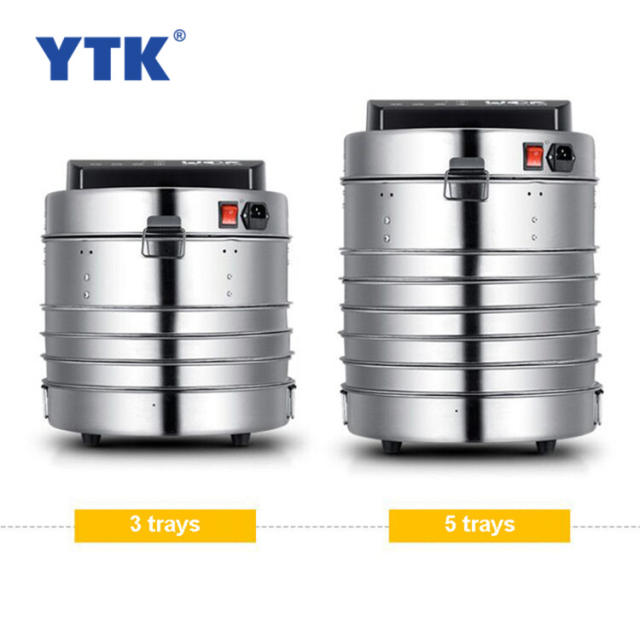 3 Trays Stainless Steel Fruit Dehydrator Drying Machine Food Dehydrator
