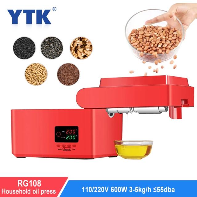 Small Home Use Cold Oil Press Machine Sesame Seeds Peanuts Oil Pressing Machines
