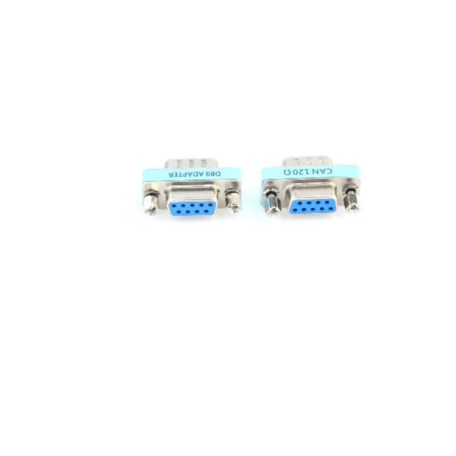 2pcs CAN Bus Terminal Resistance Terminator DB9 120ohm RS323 Serial Male to Female Connector Adapter with 120ohm Resistance