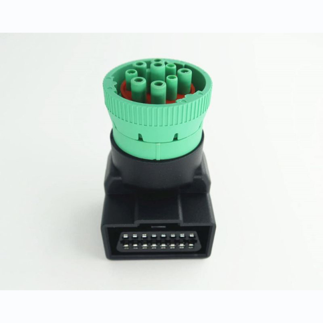 Right Angle J1939 Male to OBD2 Female Adapter