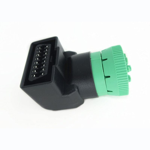 Right Angle J1939 Male to OBD2 Female Adapter