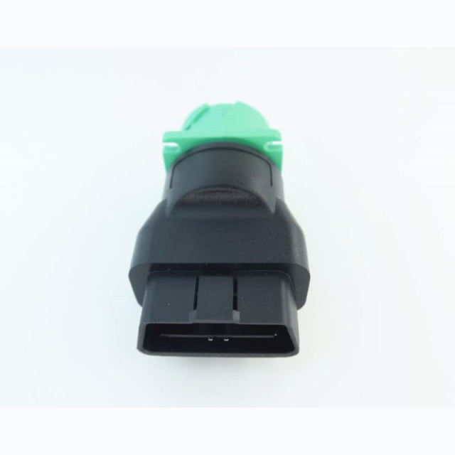 16pin OBDii OBD2 Male to J1939 Female Adapter Type2 Green 9pin for Volvo Mack