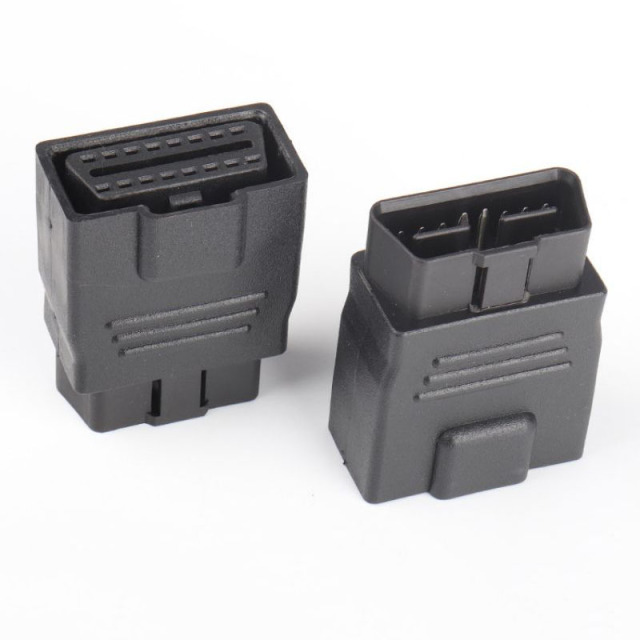 Car obd 16pin  plug, on-board computer OBD2 extension cable 16P fully powered adapter 12V 24V