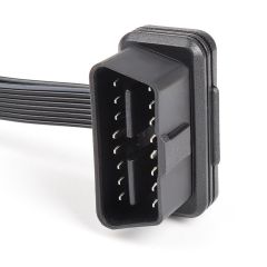 30CM Car   Flat OBD2 1  to 2 Bluetooth ELM327  Splitter Y Extension Cable