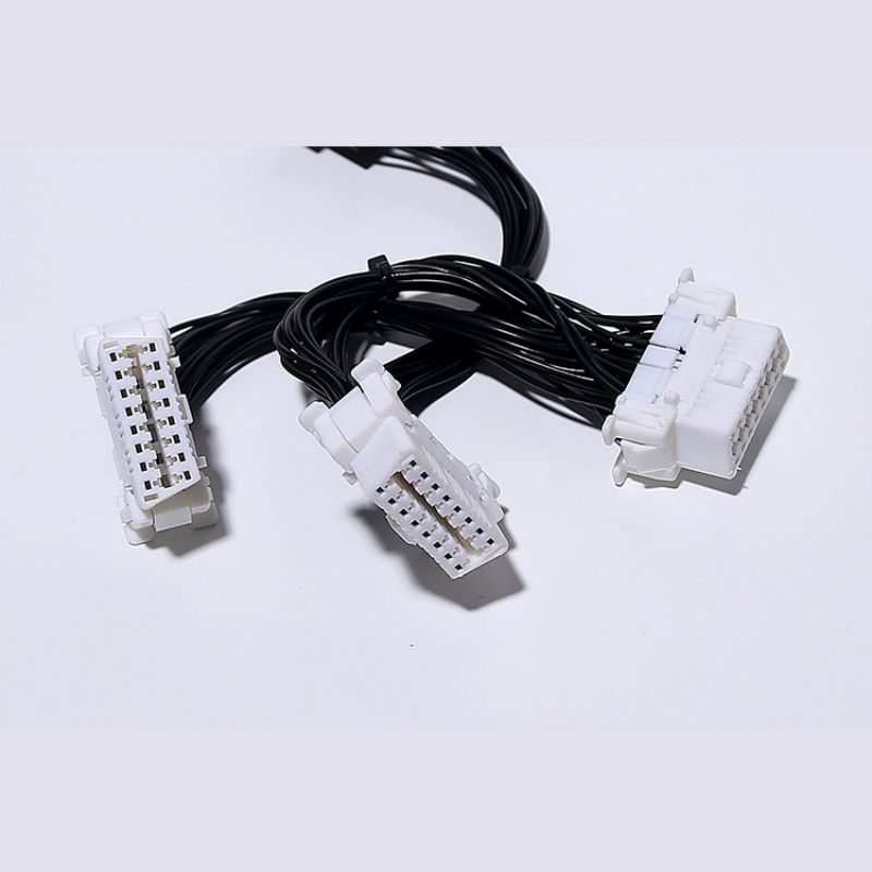15CM  Toyota OBD2 harness OBDII one to three 16pin  cable for multiple OBD devices