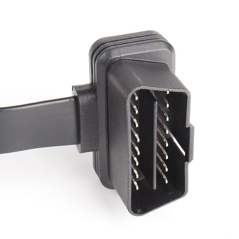 60cm  OBD2 16 pin 1 male to 3 female 16 pin extension cable with switch OBd2 16 pin 16 core cable