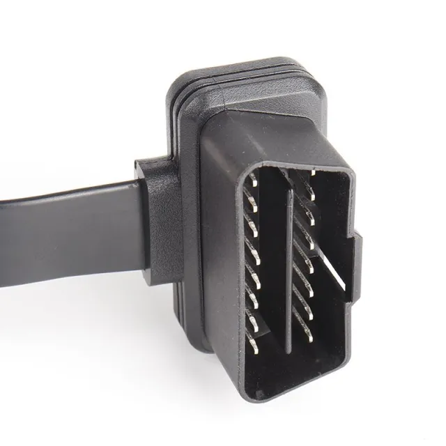 60cm  OBD2 16 pin 1 male to 3 female 16 pin extension cable with switch OBd2 16 pin 16 core cable