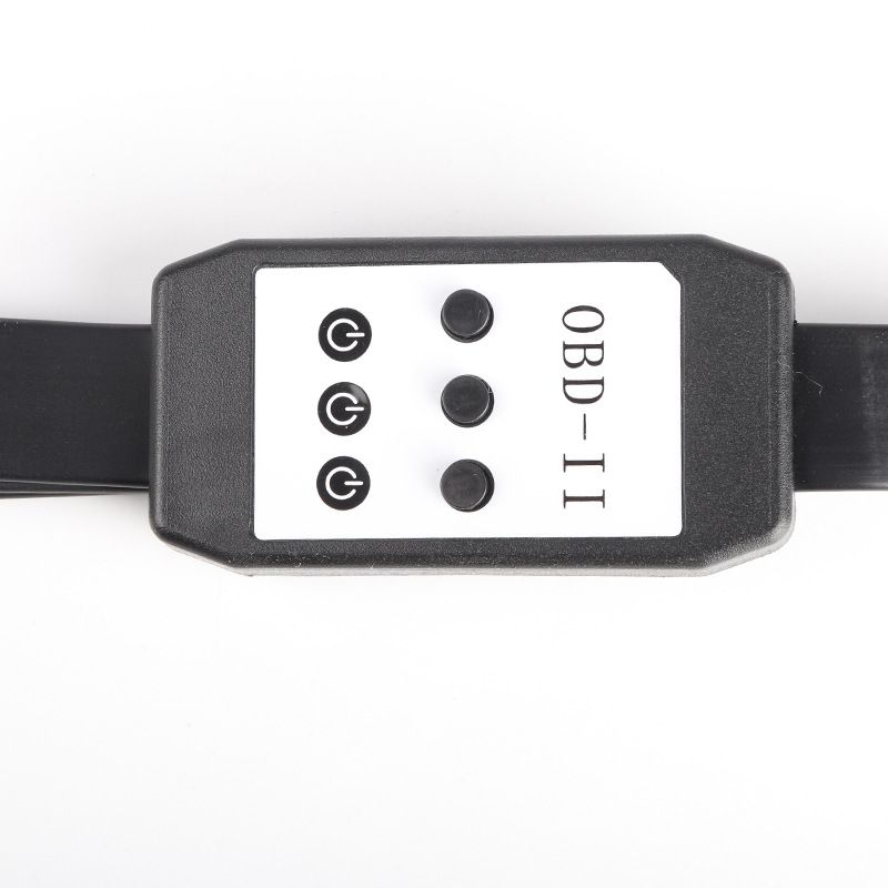 60cm  OBD2 16 pin 1 male to 3 female 16 pin extension cable with switch OBd2 16 pin 16 core cable