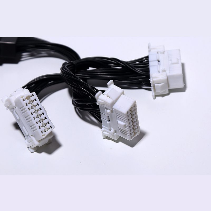 15CM  Toyota OBD2 harness OBDII one to three 16pin  cable for multiple OBD devices