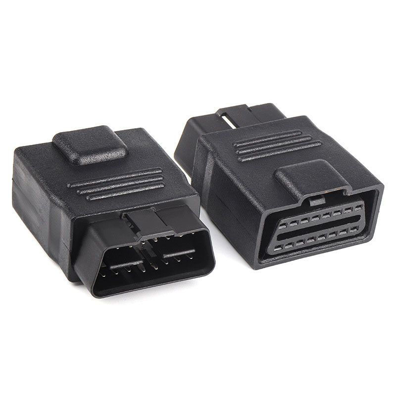 Car obd 16pin  plug, on-board computer OBD2 extension cable 16P fully powered adapter 12V 24V