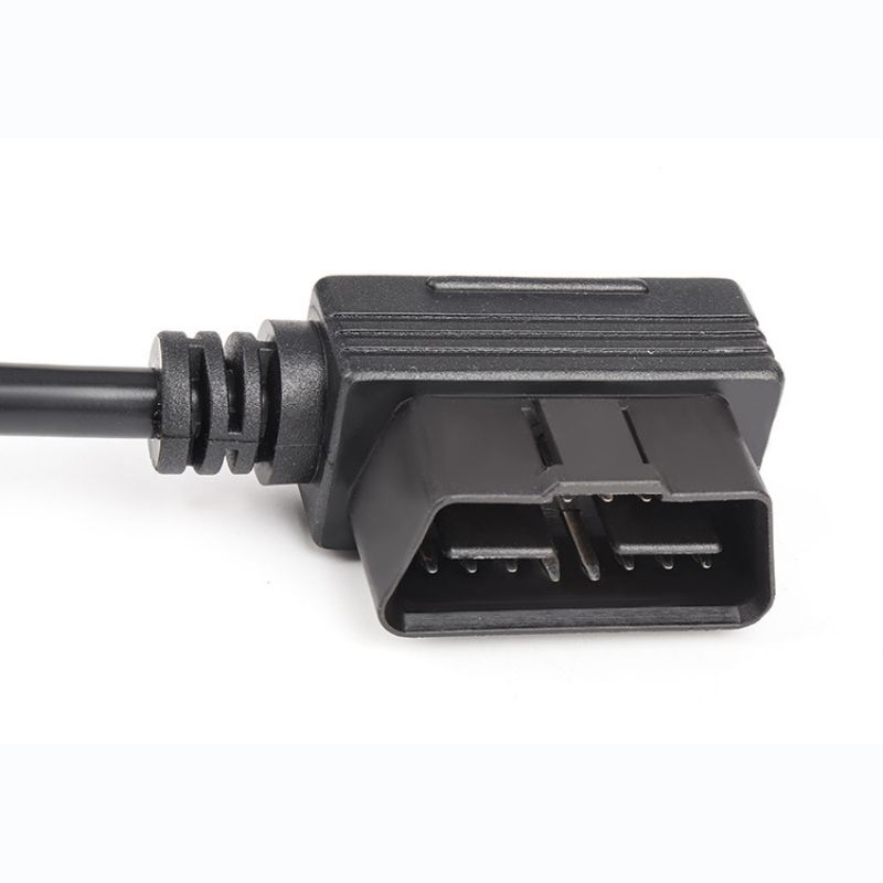 50cm OBD  OBD2 Extension  cable  L-shaped Elbow  obd2  16pin 16core  1 to  3 splitter y cable