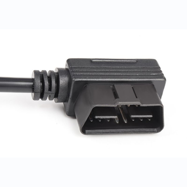 50cm OBD  OBD2 Extension  cable  L-shaped Elbow  obd2  16pin 16core  1 to  3 splitter y cable