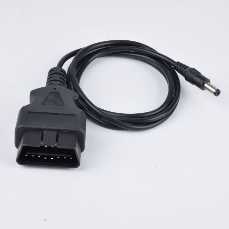 1M Automotive OBD2 16Pin to DC power cord  CABLE Automotive diagnostic connector OBD 16 pin male interface  cable