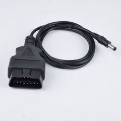 1M Automotive OBD2 16Pin to DC power cord  CABLE Automotive diagnostic connector OBD 16 pin male interface  cable