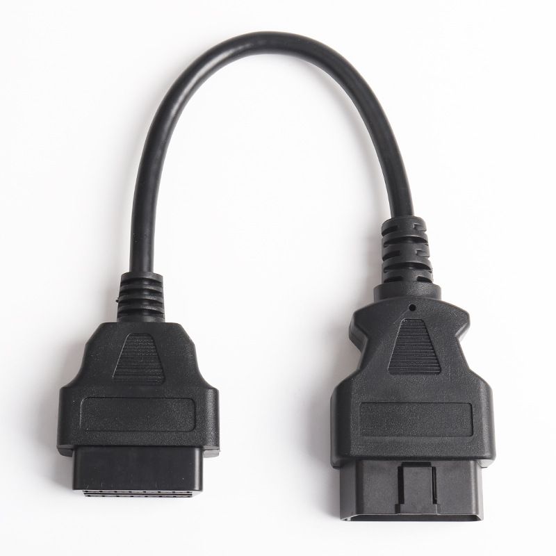 30cm 50cm 1.5m 3m 5M 10M 15m OBD male to female 16 core extension cable OBD2  16pin diagnostic tool extension cable