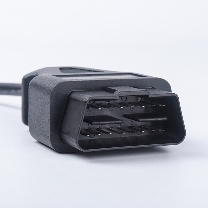 OBD2 male  to 2 DB9 and OBD female  CABLE  Serial RS232  OBD2 diagnostic tool connection cable
